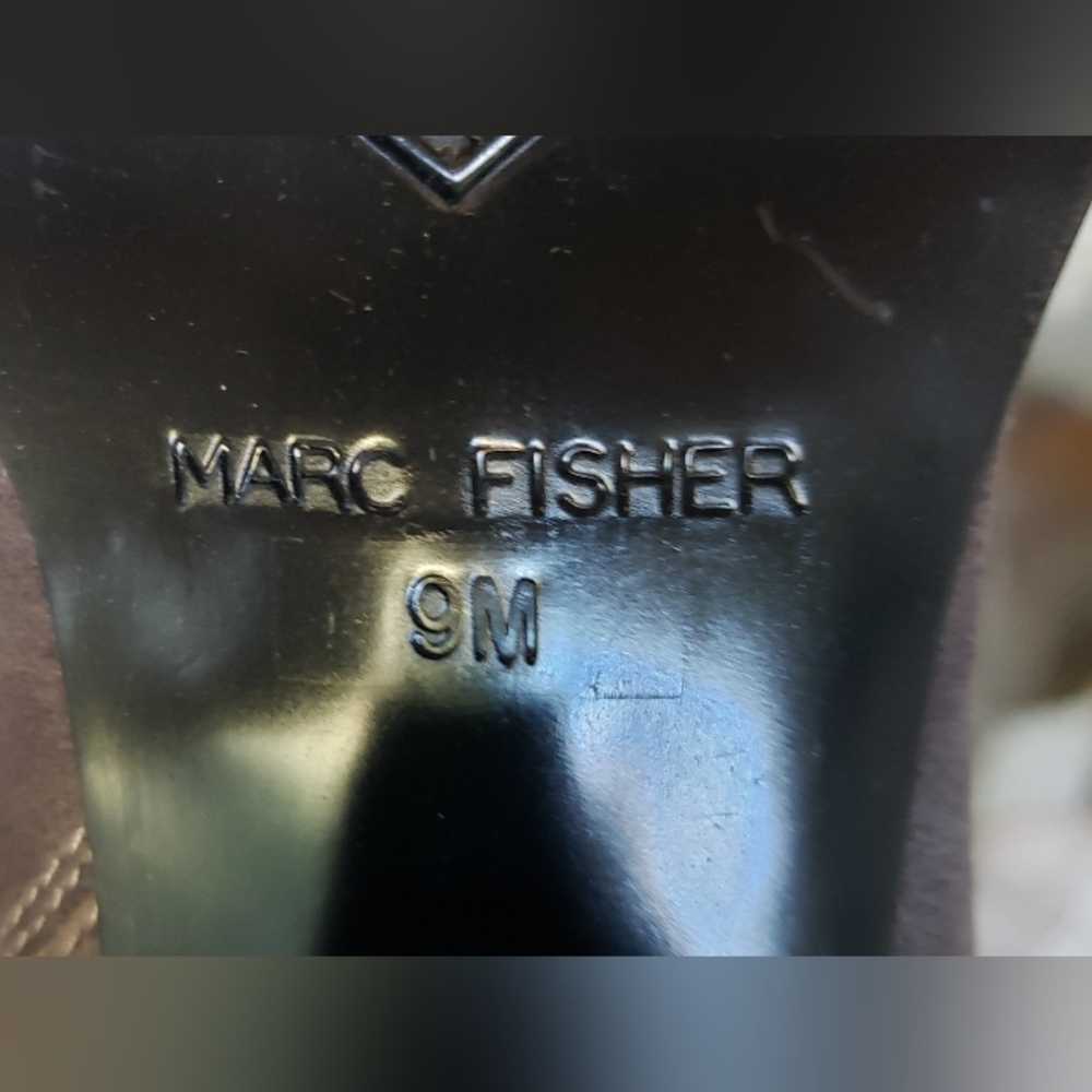Marc Fisher Gray Heeled Boots - Picture 4 of 11